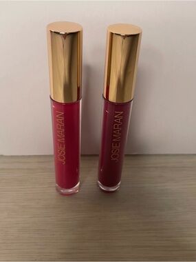 JOSIE MARAN Lip Gloss Duo – Bright Pink & Deep Berry